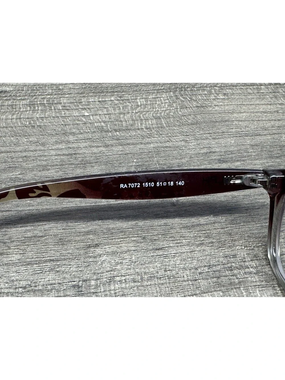 Ralph Lauren RA7072 1510 Bordeaux Gradient Crystal Eyeglasses Frames 51[]18-140